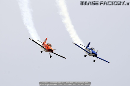 2019-10-12 Linate Airshow 01151 RV8 Team - Van Grunsven RV8